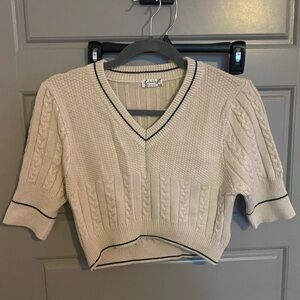 Free People Cropped Sweater